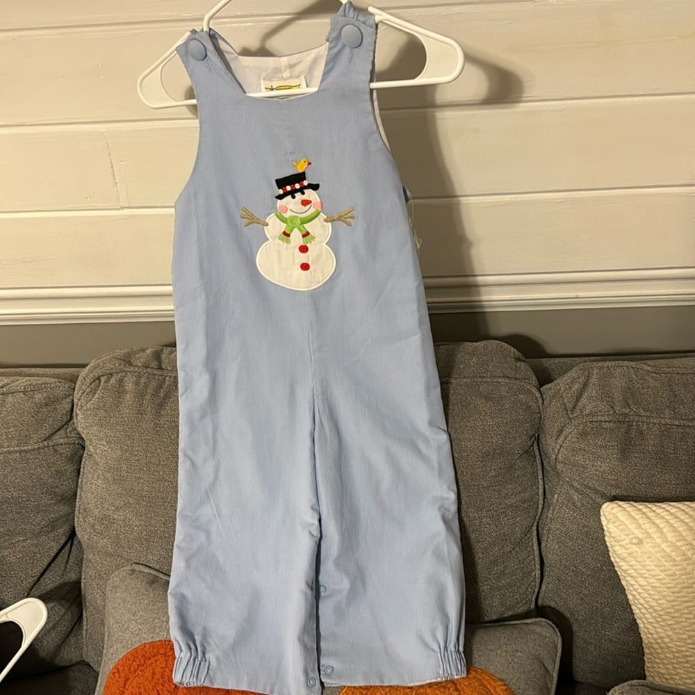 CASTLES AND CROWNS 4T SNOWMAN ROMPER